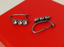 Красивые серебряные серьги серебрянные сережки серебро 925 проба - Мариуполь