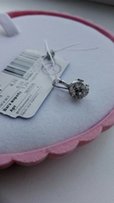 Серебряная подвеска 925 пробы с цирконами - 