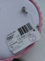 Серебряная подвеска 925 пробы с цирконами - 