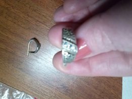Классический комплект из серебра 925 пробы - Смела