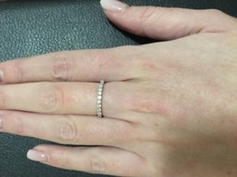 Кольцо белое золото с бриллиантами 0,23 карата, бриллиантовое - Киев