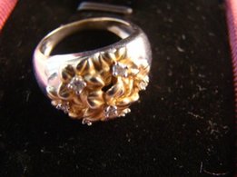 Кольцо винтажное LeVian, золото 14К(п.585) р.17 - Днепр