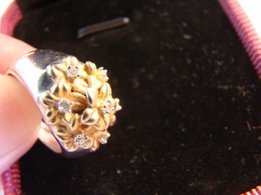 Кольцо винтажное LeVian, золото 14К(п.585) р.17 - Днепр
