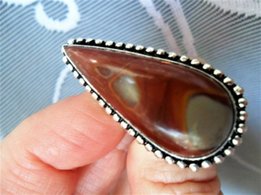 Настоящая редкость серьги с австралийским яшмой мукаит - Никополь