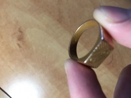 Продам позолоченное кольцо на котором стоит 585 проба - Николаев