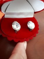 Сережки з фіанітами - 