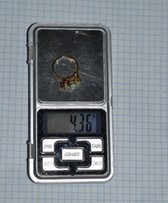 Шикарное кольцо золото 375 проба бирюза вес 4,36 грамм винтаж идеальн - Запорожье