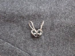 Серебряные сережки новые, проба 875 - Полтава