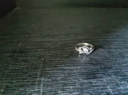 Серебряное кольцо с фианитом, разм. 16-16,5 - Харьков