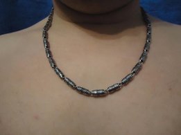 Серебряная цепочка c мантрами 5 мм. 32,35 гр. 56,5 см - Килия