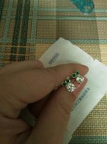 Сережки новые серебро 925 проба 1,70 г - 