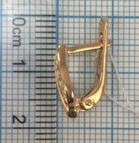 Серьги золотые 585 проба, арт.8048 н - 