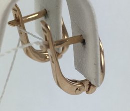 Серьги золотые 585 проба, арт.8048 н - 