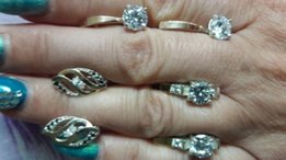 Серьги серебро 925 пробы золото 375 пробы - Запорожье