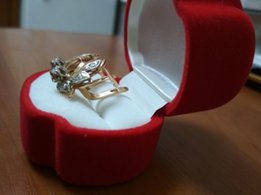 Серьги золотые 585 - 