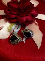 Изящные аристократические серьги капельное серебро 925 Пр оникс - Киев