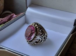 Антиквариат ,кольцо ,натуральный камень,875 звезда - Полтава