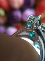 Эксклюзивное серебряное кольцо, размер 18, 925 пробы проба - Мелитополь