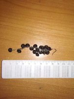 Серьги. Серебро. гранат. Ручная работа - Первомайск