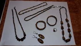 Украшения из тигрового гляза, браслет, колье, ожерелье, серьги, кольцо - Николаев