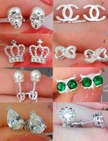 РАЗНЫЕ! Серебряные серьги-гвоздики совы, сережки серебро 925 - Киев