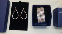 Swarovski . оригинал . серьги + браслет . новые . сертификаты . - Бердянск