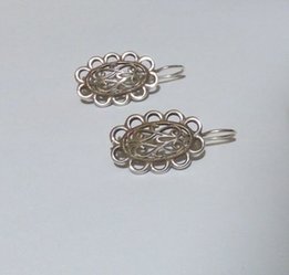 Продам набор: кольцо,916 пробы, размер 17,5/Серьги серебряные - Измаил