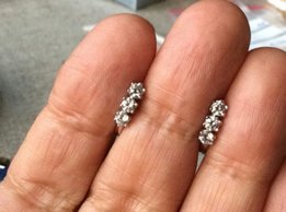 Серьги с бриллиантами 0.72карата - Одесса