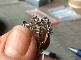 Серьги с бриллиантами 0.72карата - Одесса