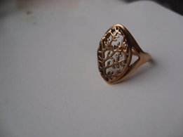 Винтажный женский перстень, золотое кольцо 20-го р-ра - Днепр