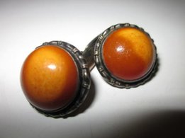 Запонки. Серебро 875(клеймо) Яшма. 11,2 гм - Мариуполь