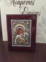 Срібна ікона позолочена,Греція, серебряная икона позолоченная - Львов