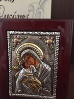 Срібна ікона позолочена,Греція, серебряная икона позолоченная - Львов