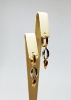 Серьги из комбинированного золота - Киев