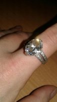 Серебряное кольцо - Вишнёвое