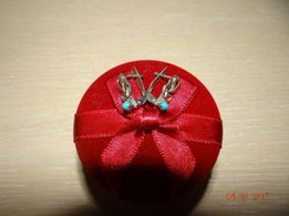 Серьги сплав с бирюзой - Харьков