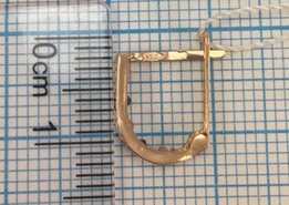 Серьги детские золотые 585 проба, арт.8099 н - Черновцы