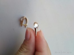 Золотые серьги медицинское золото - Черновцы