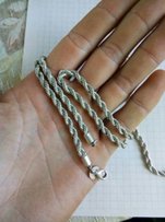 Цепочка и браслет серебро жгут обмен торг срочно - Винница