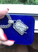 Серебряная цепочка с иконкой - Киев