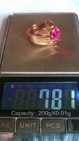 Золотое кольцо 583, 7.81 гр. (золотий перстень, каблучка ) новое, СССР - Ровно