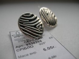 Серьги, серебро 925, эмаль, новые - Киев