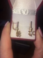 Продам!Серьги с бриллиантами!!!850$ - Донецк