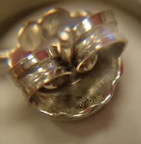 Серебряные серёжки 925 пробы - Киев