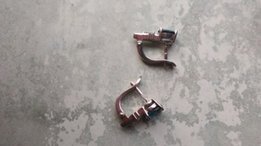 Серьги , кольцо , серебро с топазом и фионитами - Киев