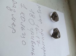 Кольцо серебро 925проба, камень шевронный аметист - Запорожье