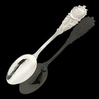 Серебряная подарочная ложка, ложка для крестника, подарок на рождение - Киев