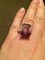 Серебряный перстень с аметистом - Киев