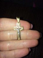 Крестик итальянское золото 750 проба - Киев