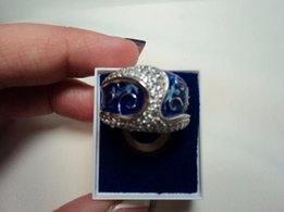 Кольцо с эмалью 925пр, 18,5-19 р - Киев